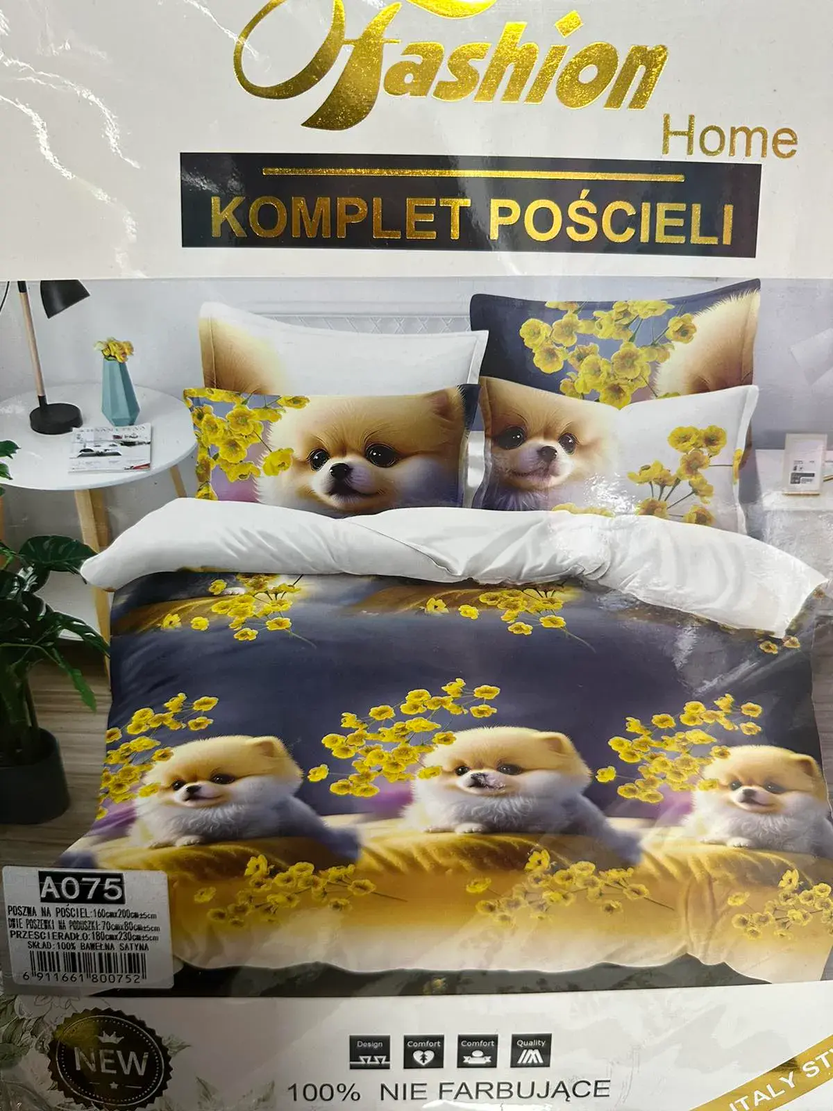Komplet Pościeli 4CZ 160/200 Fashion Home Pomeranian