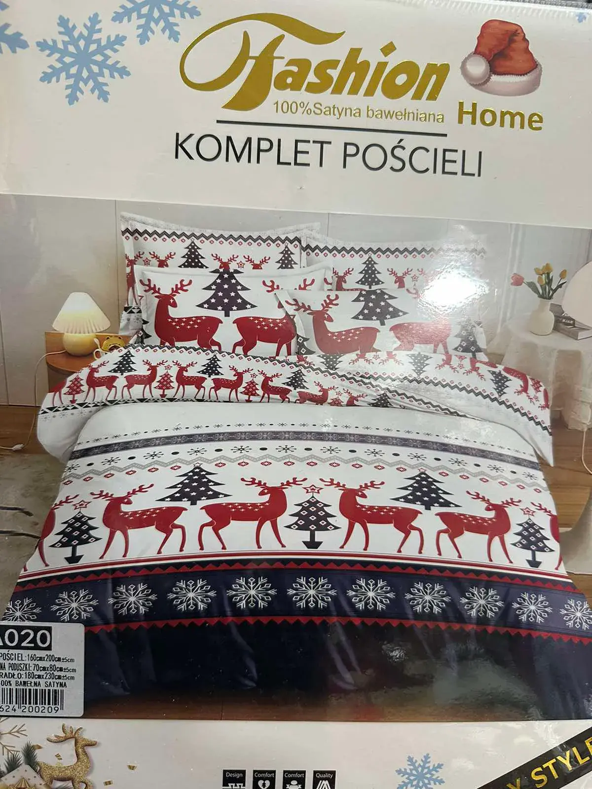 Komplet Pościeli 4CZ 160/200 Fashion Home