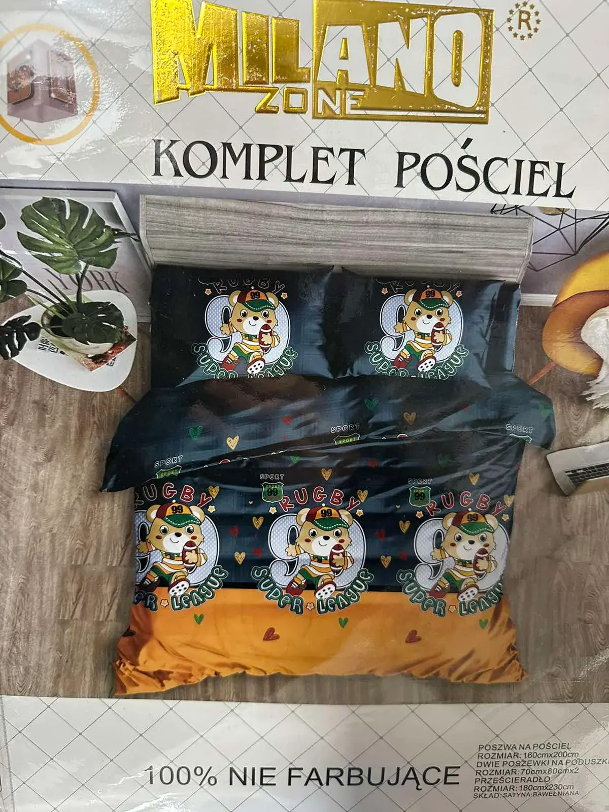 Komplet Pościel 4CZ 160/200 Milano Nano