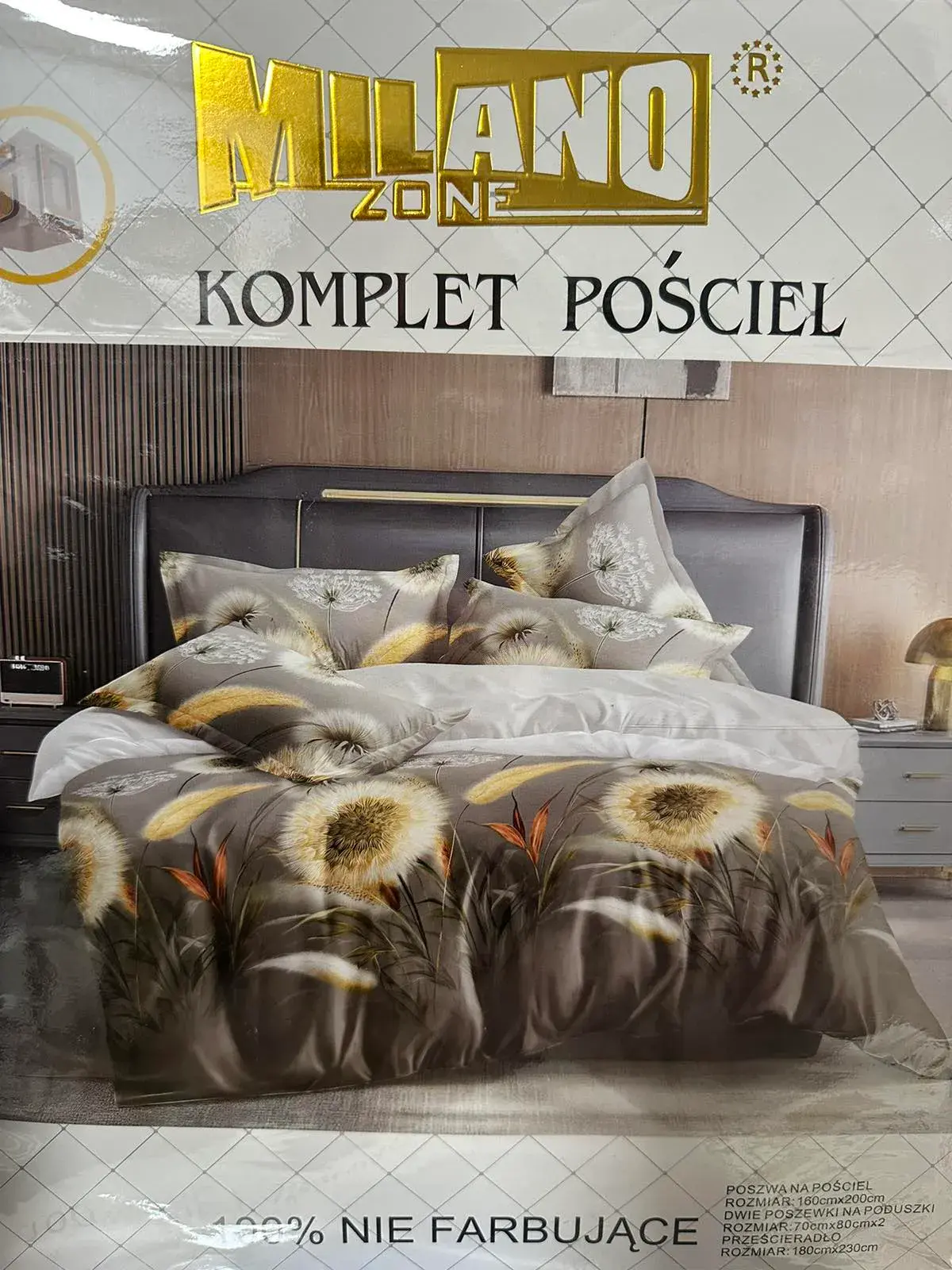 Komplet Pościel Milano Zone 4CZ 160/200