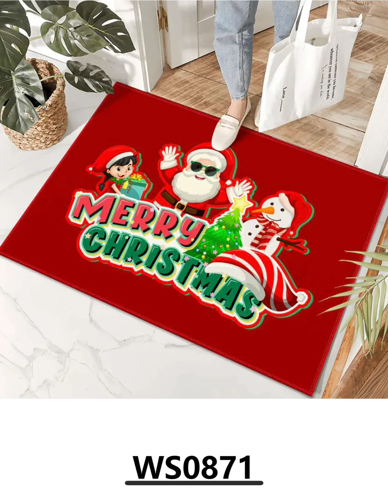 Dywan świąteczny 60x90 Merry Christmas WS0871