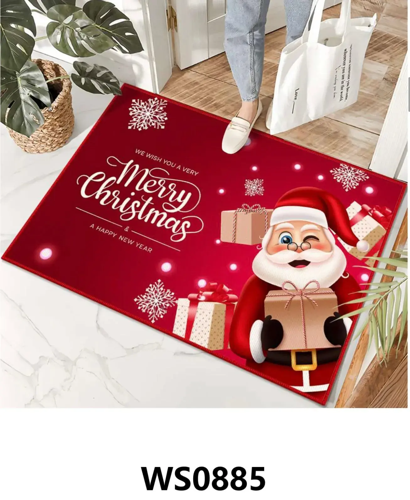 Dywan wejściowy świąteczny 60x90 WS0885