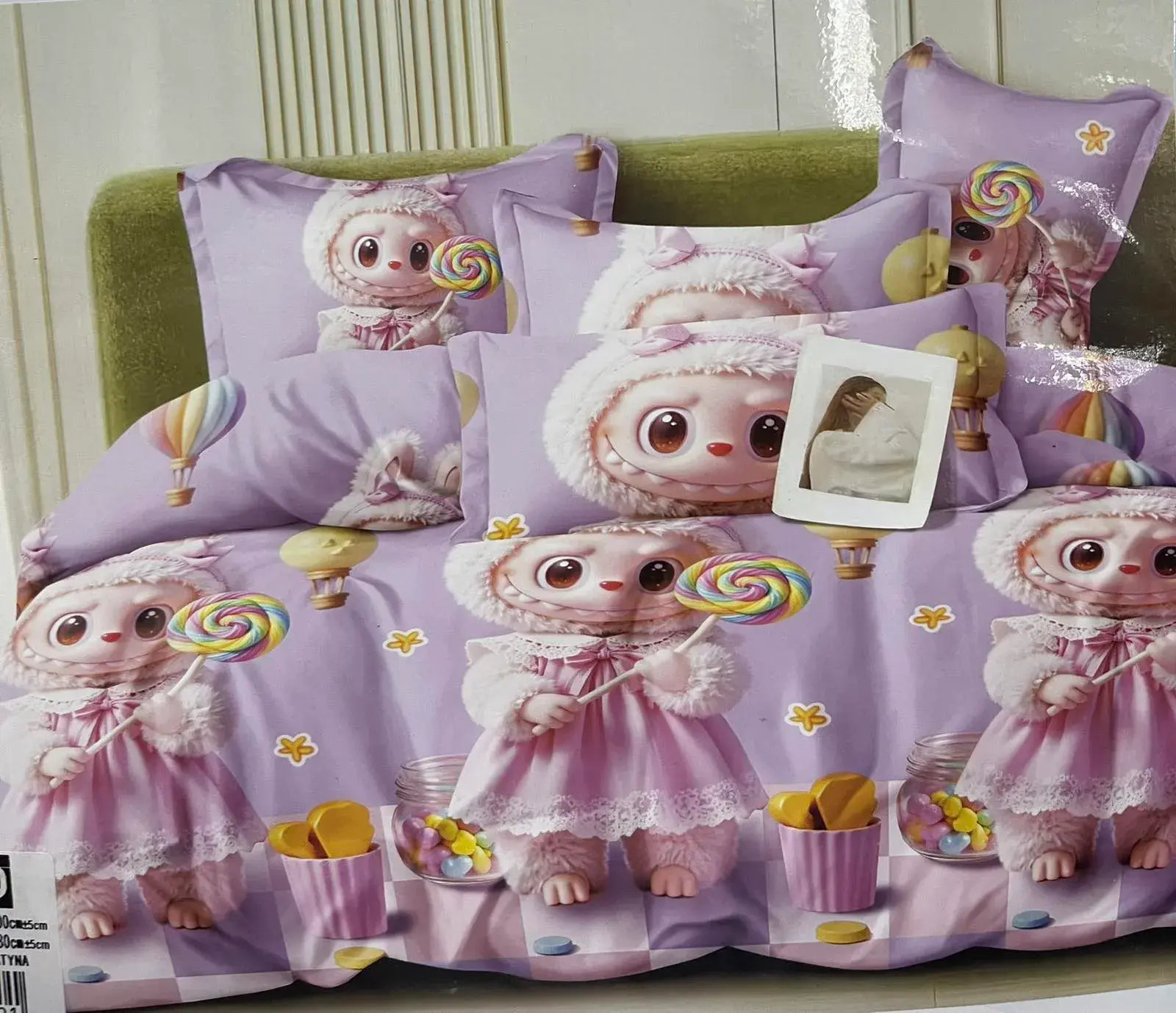 Komplet Pościel Labubu 3CZ 160/200, w wielu kolorach – wzór 7