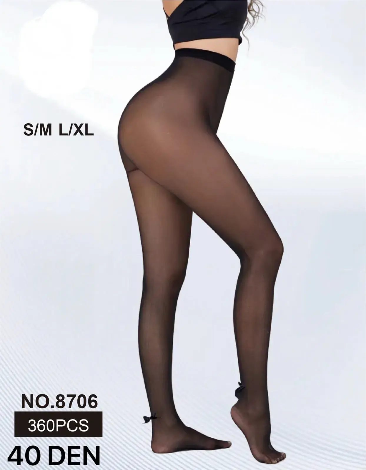 Rajstopy damskie 40 DEN S/M/L/XL NO.8706
