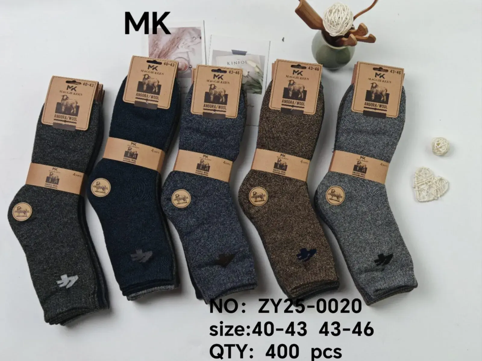Skarpetki męskie MK ZY25-002 roz. 43-46, 6 szt.