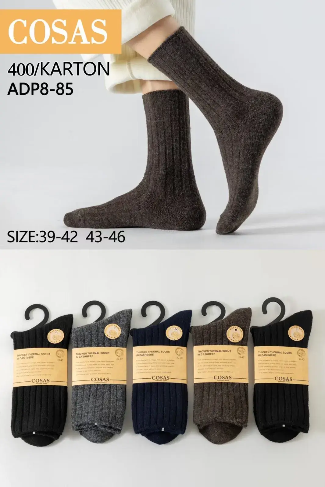 Skarpetki męskie COSASAS ADP-B85