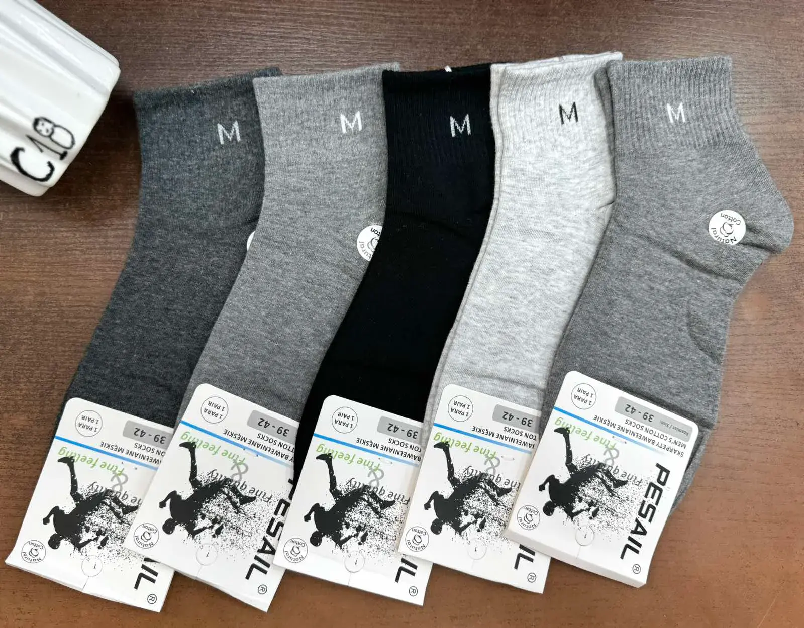 Skarpetki męskie sportowe ANKO rozmiar M, 5 szt