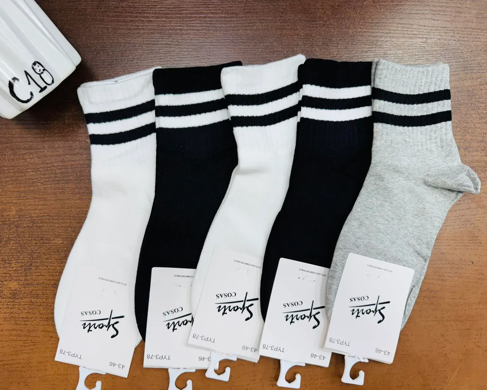 Skarpetki męskie sportowe w 5 kolorach