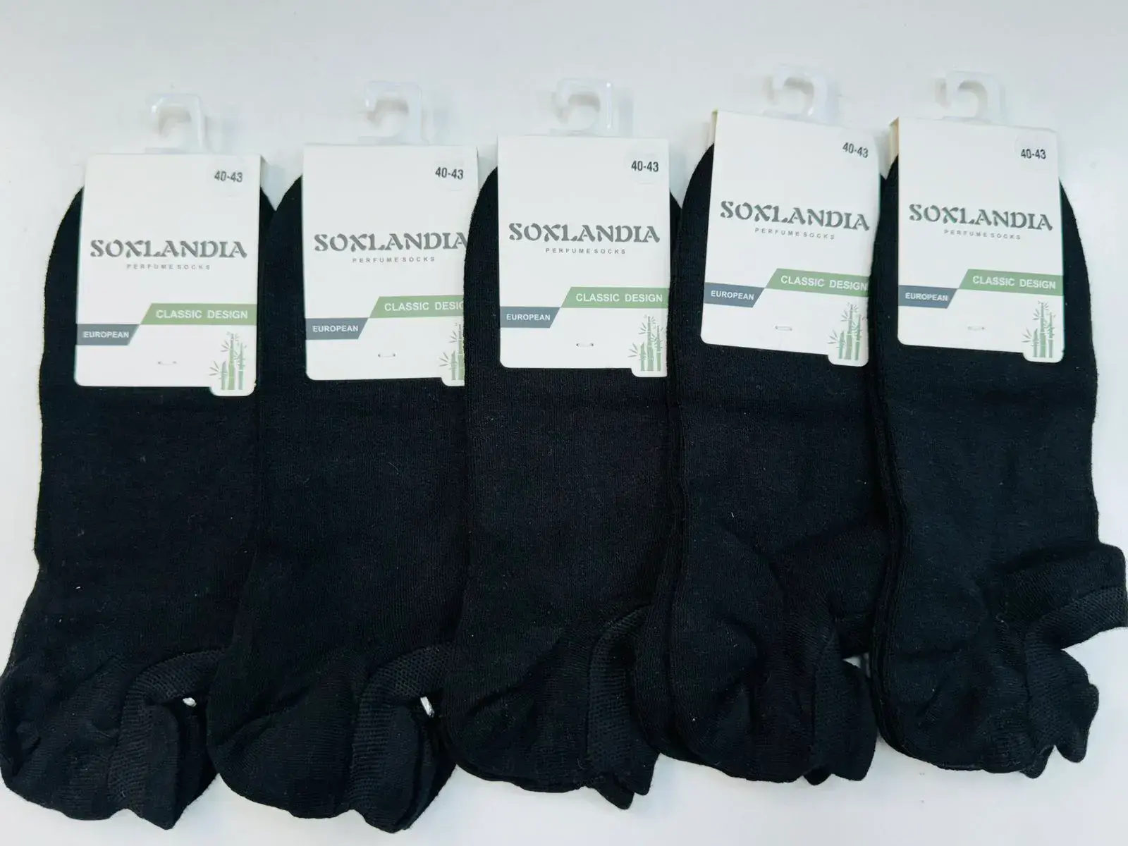 Skarpetki męskie Soxlandia Classic Design EU 40-46 czarne
