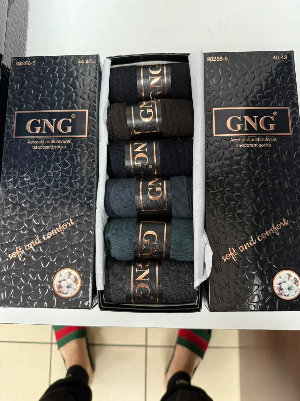 Skarpetki męskie GNG 6 szt. rozmiar
