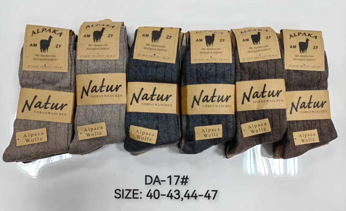 Skarpety męskie Alpaka Natur rozmiar 40-47 mix kolorów